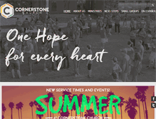 Tablet Screenshot of cornerstonerome.com